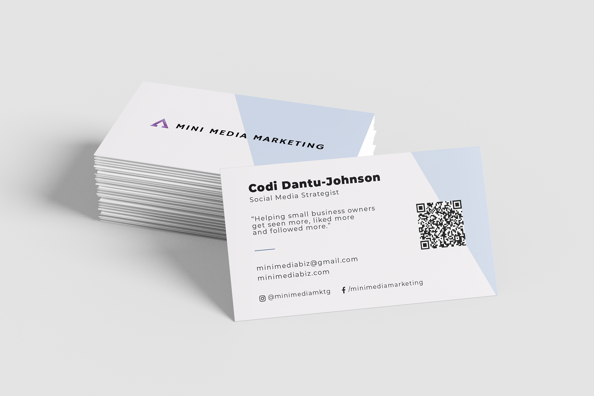 Mini Media Business Cards
